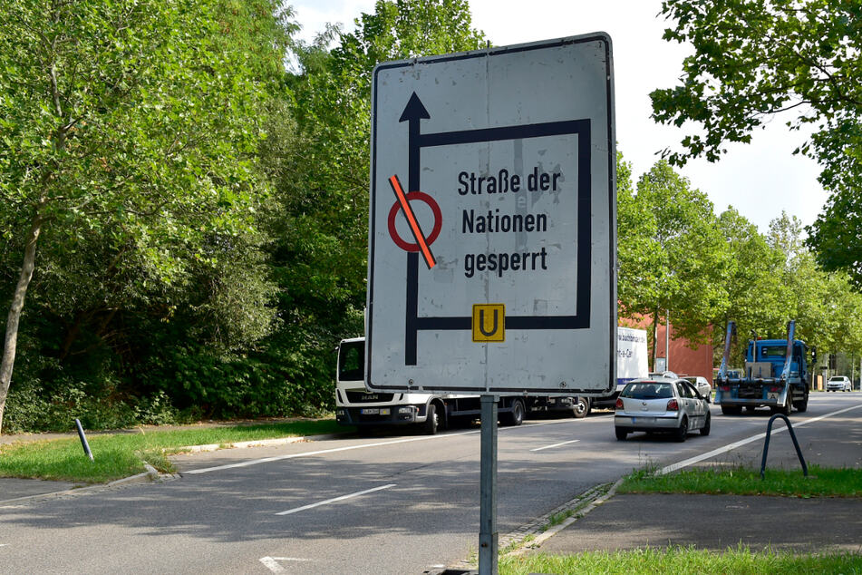 Baustellen Chemnitz: Baustellen in Chemnitz: Neue Einschränkungen auf B95, wochenlange Verlängerung in StraNa