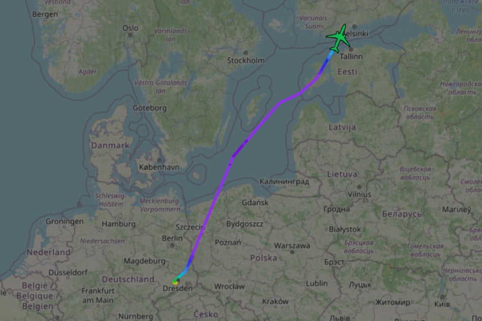 Der Staatsmann reiste mit einer Boeing 767-300 weiter nach Helsinki.