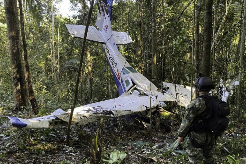 Anfang Mai war das Flugzeug über dem kolumbianischen Regenwald abgestürzt.