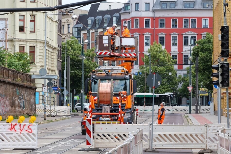 Die große Baustelle verabschiedet sich.