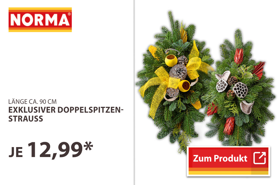 Exklusiver Doppelspitzen-Strauß