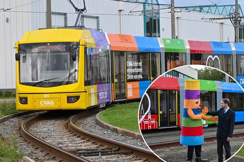 Chemnitz: Chemnitzer Lulatsch fährt jetzt Straßenbahn