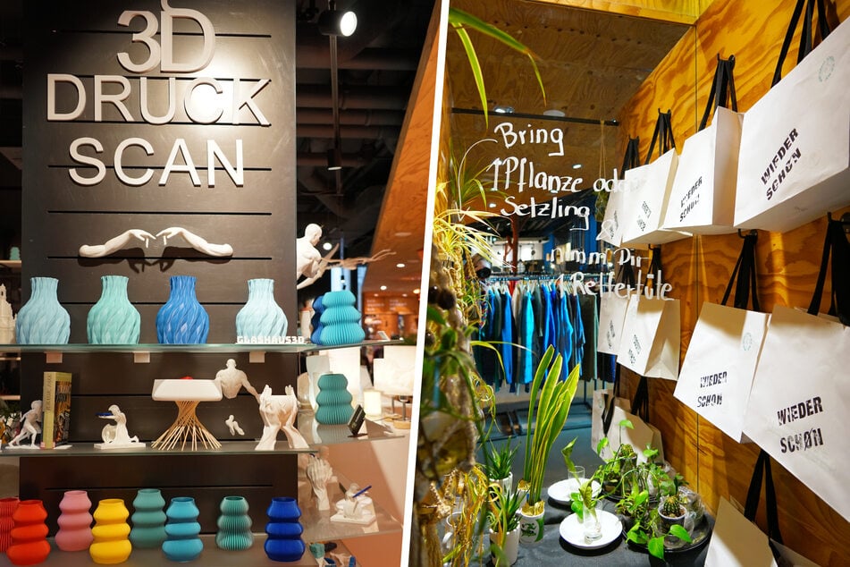 Das Angebot des Konzept-Stores wechselt regelmäßig und reicht unter anderem von Secondhand-Ware bis hin zu nachhaltigem 3D-Druck. (Archivbild)