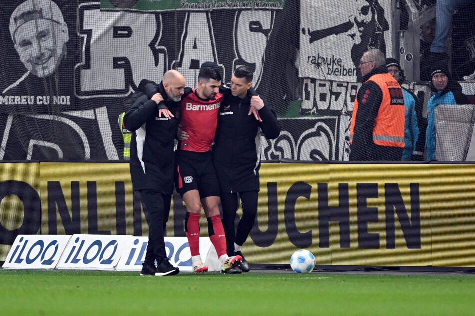 Martin Terrier verletzte sich bereits in der Anfangsphase schwer.