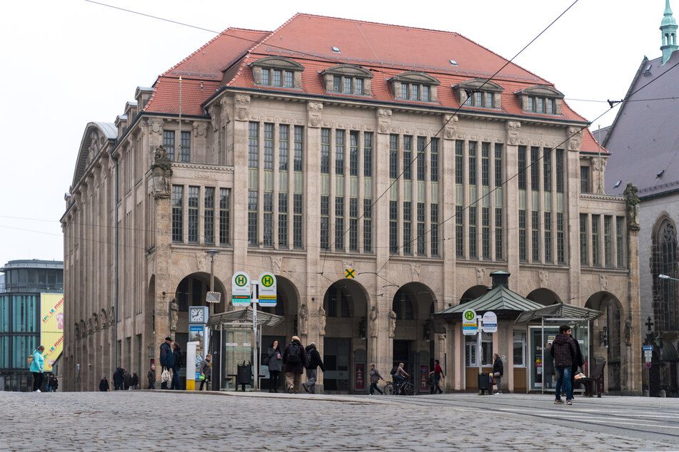 Das Jugendstilkaufhaus in Görlitz ist erneut Drehort für Filmproduktionen.