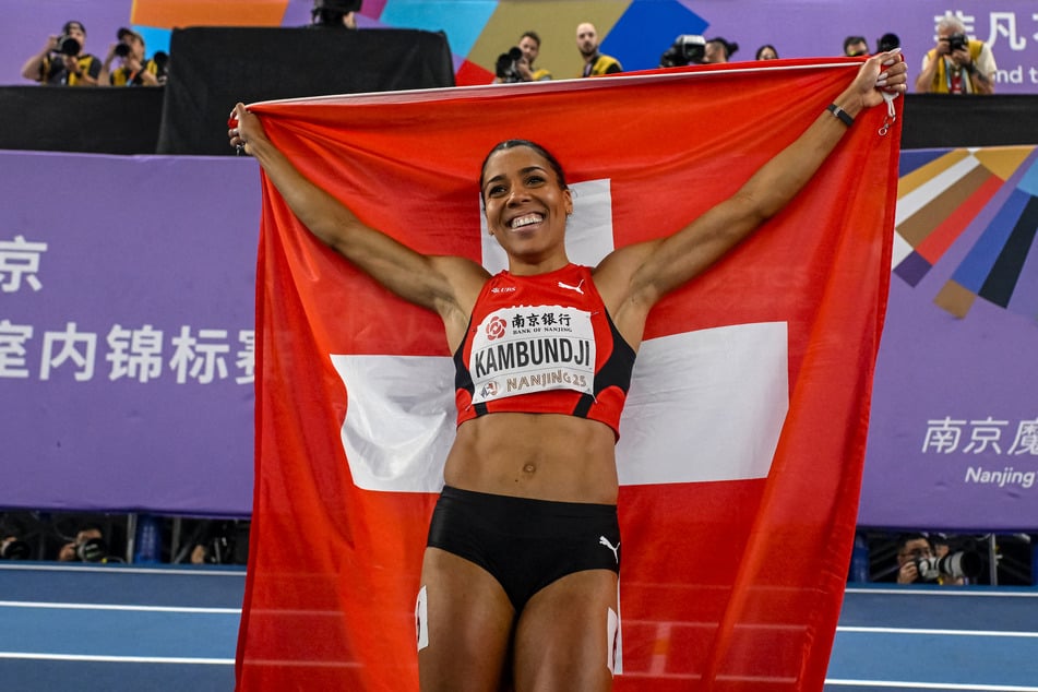 Mujinga Kambundji (32) sprintete Ende März in Nanjing bei der Hallen-WM zu Gold über 60 Meter - dort war sie