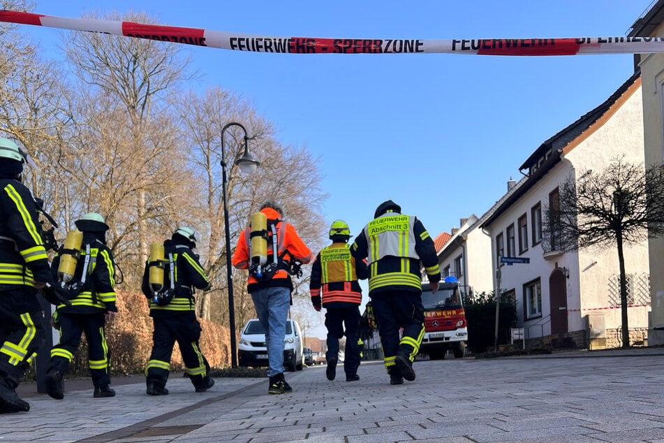 Die Feuerwehr war mit einem Großaufgebot vor Ort.