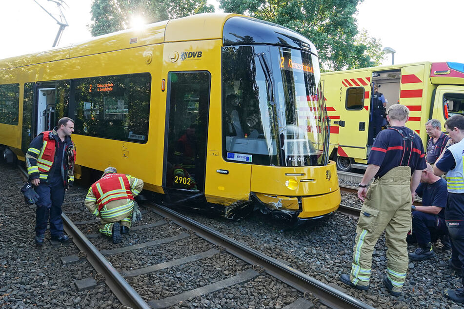 Der neue Stadtbahnwagen vom Typ NGT DX entgleiste bei dem Unfall am 23. August.