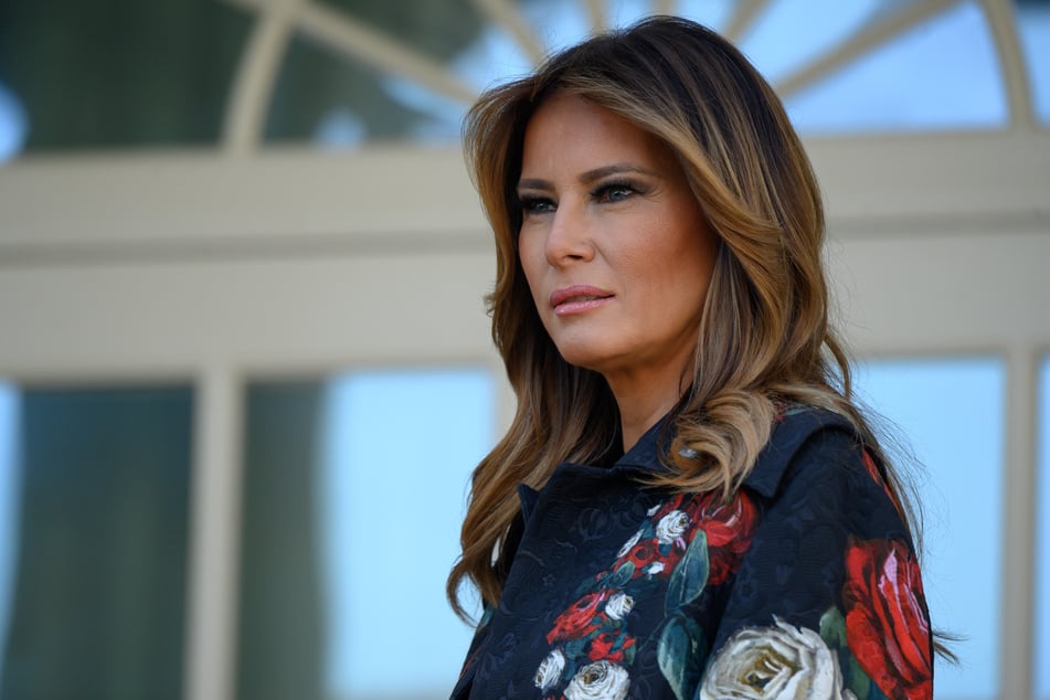 Former First Lady Melania Trump oversaw renovations of the White House Rose Garden in August 2020.