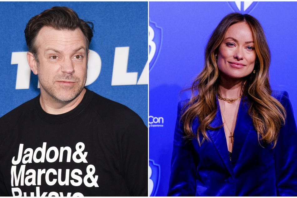 Awkward! Olivia Wilde gets served by Jason Sudeikis at CinemaCon