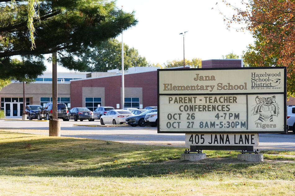 School is in session at the Jana Elementary School in the Hazelwood School District in Florissant, Missouri, but only for the rest of this week.