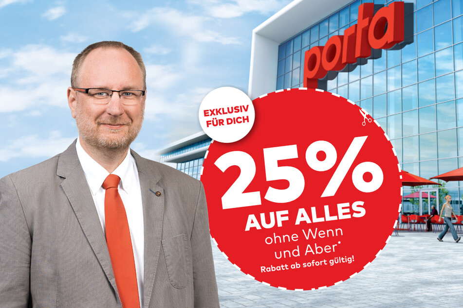 Geschäftsleiter Oliver Fleßner freut sich darauf Euch am Sonntag (2.10.) in seinem Möbelhaus zu begrüßen. Rabatt gültig bis 02.10.2022