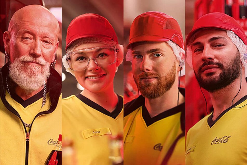 In einer aktuellen Werbekampagne stellt Coca-Cola Mitarbeiterinnen und Mitarbeiter aus Deutschland vor und zeigt sie bei der Arbeit.