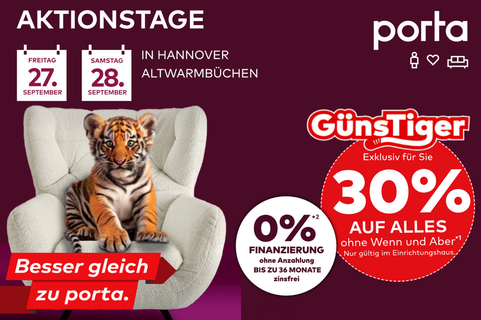 Mit einem Klick den Coupon herunterladen und 30 Prozent sparen.