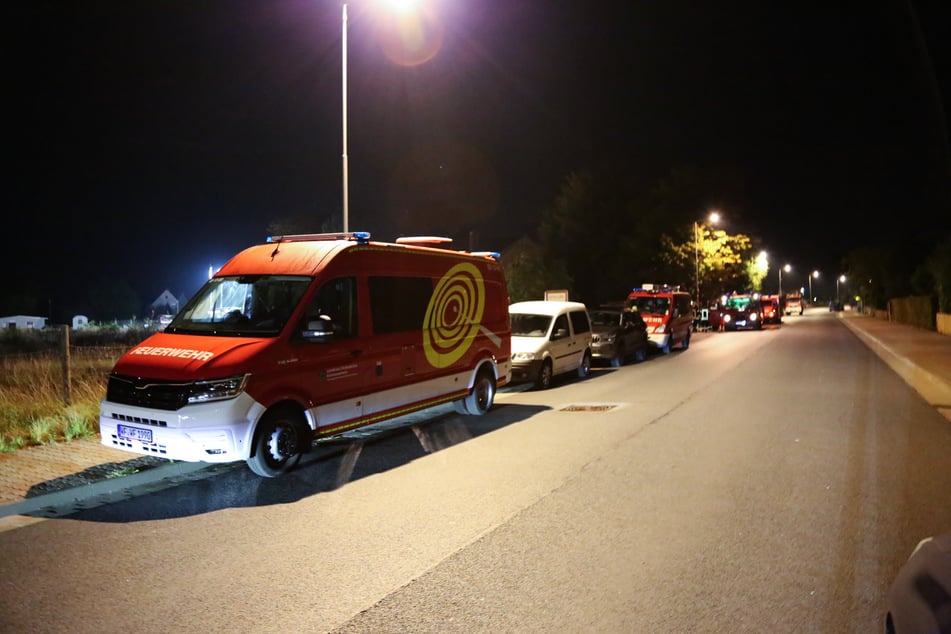 Unzählige Einsatzkräfte waren die gesamte Nacht über an der Suche beteiligt.