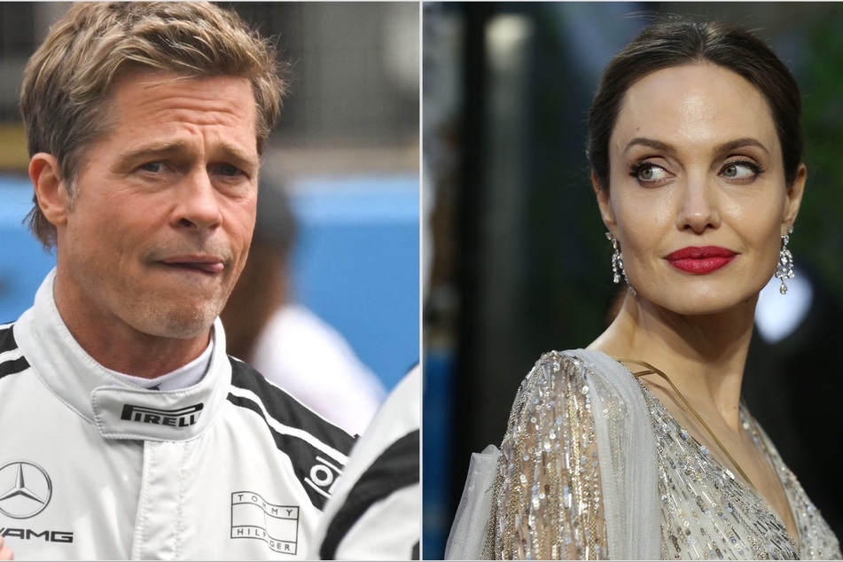 Brad Pitt (r) has been accused of "looting" and "misconduct" by Angelina Jolie's attorneys.