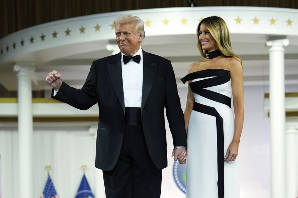 US President Donald Trump (78) and First Lady Melania (54) are back in the White House.