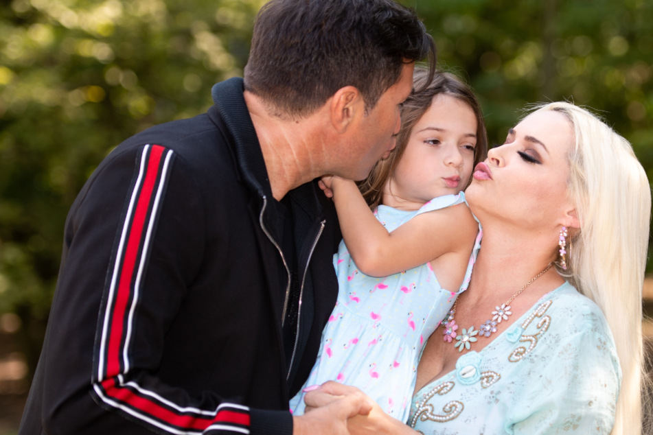 Lucas Cordalis und Daniela Katzenberger mit Tochter Sophia.