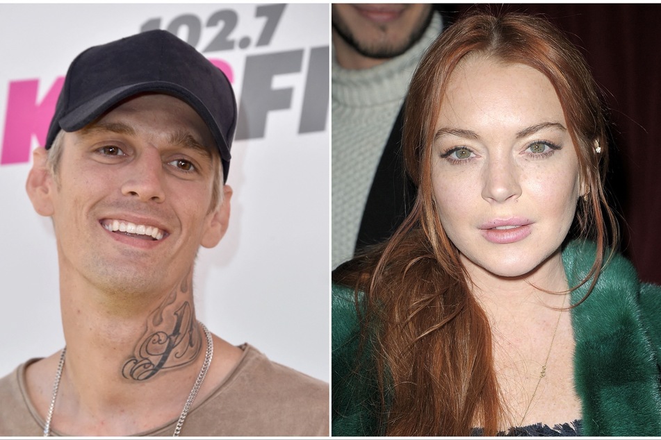 As the world continues to mourn the tragic death of Aaron Carter (l), Lindsay Lohan has also paid tribute to the late star.