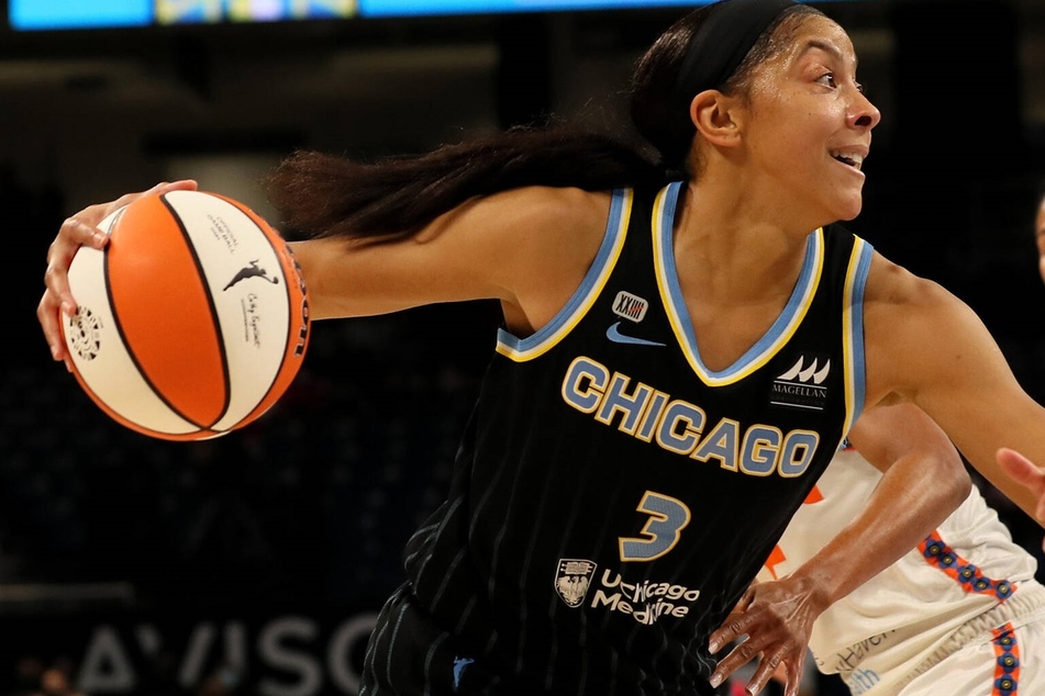 Candace Parker scored 18 points in the Sky's win over the Mercury on game one of the WNBA Finals.