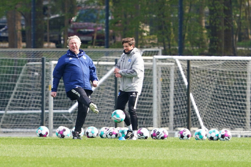 Horst Hrubesch (70) ist die letzte Hoffnung des HSV.