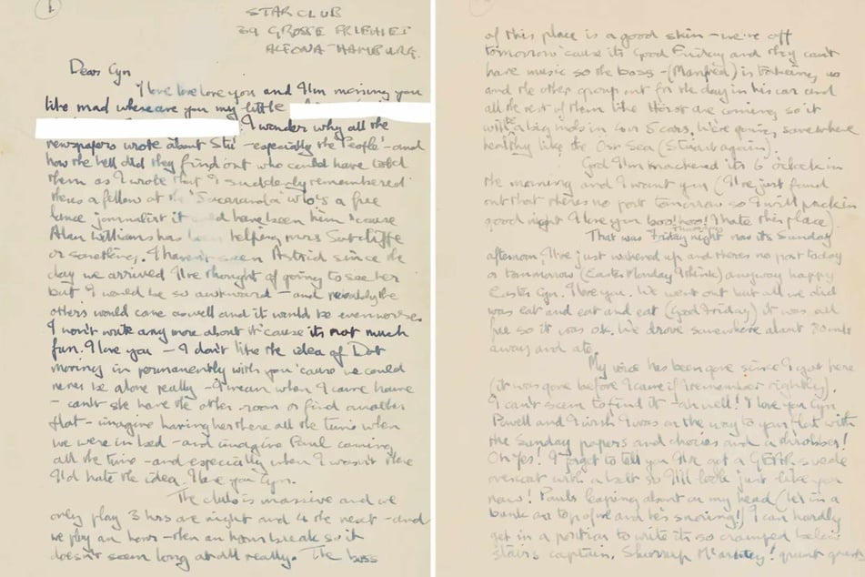 The letter is expected to fetch up to £40,000 ($54,000) when it is sold at Christie's auction house on July 9.