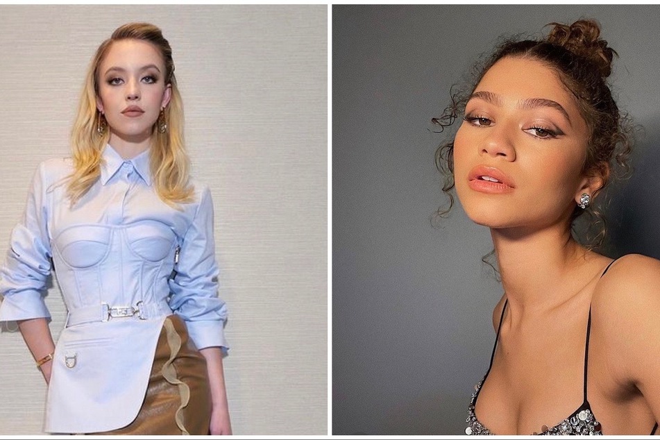 Euphoria stars Zendaya (r.) and Sydney Sweeney both landed nominations, with the former making history as the youngest woman to be nominated for producing.