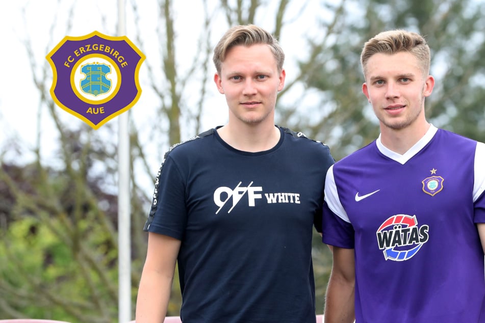 FC Erzgebirge Aue gegen FC Eilenburg: Diese beiden Brüder sind heute Gegner