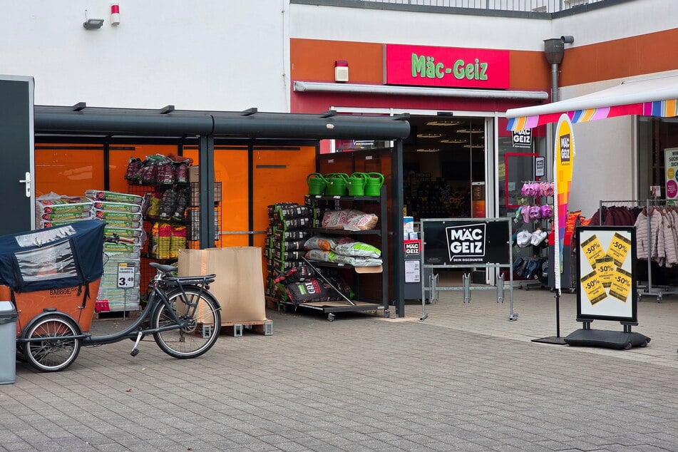 Auch der Mac-Geiz wurde geplündert.
