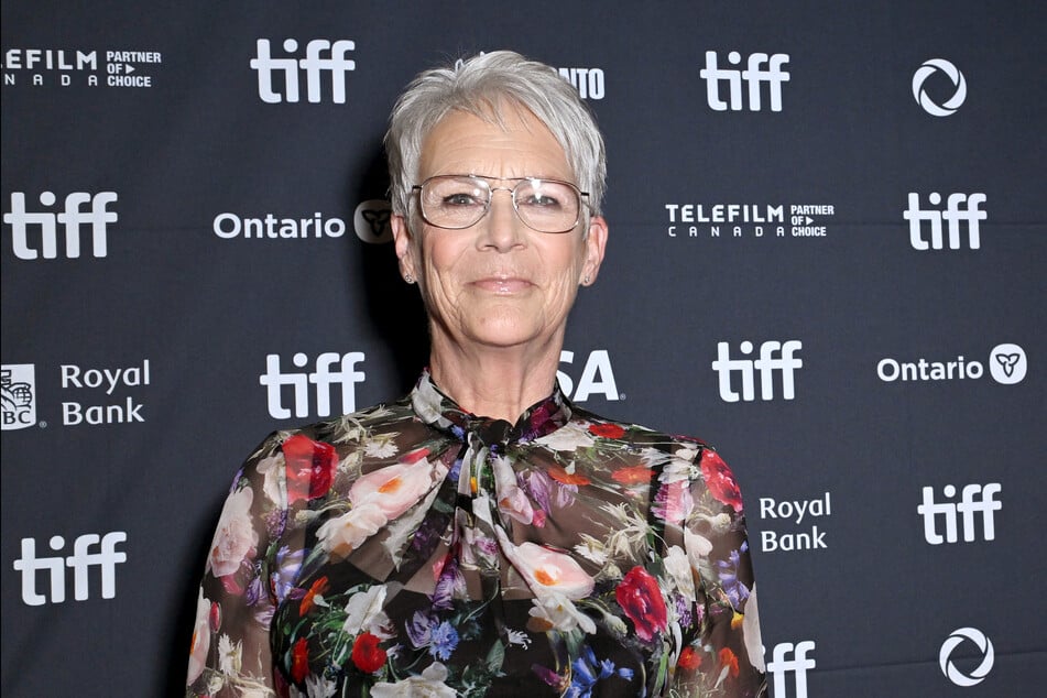 Jamie Lee Curtis arrives on the red carpet for the special presentation of The Lost Bus at the Toronto International Film Festival on September 5, 2025.