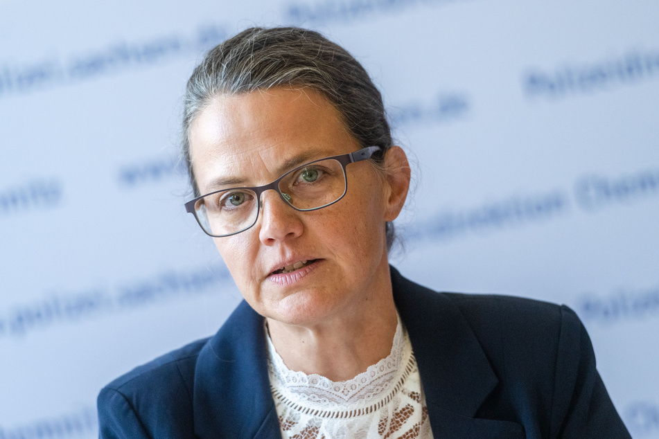 Mandy Kürschner (47), Leiterin der Chemnitzer Kriminalpolizeiinspektion.