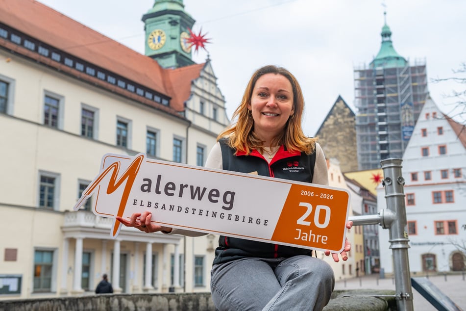 Madlen Rogge (41) ist Projektmanagerin "Malerweg" im Tourismusverband. Der Wanderweg beginnt im Liebethaler Grund und endet im Herzen von Pirna.