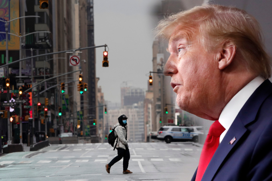 Wie Donald Trump erst die Corona-Krise leugnete und dann zu Kriegsvokabeln griff