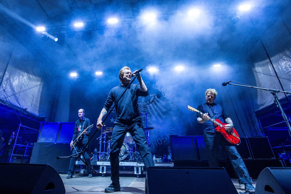 Frontmann Campino (63, vorn links) würde mit seiner Band gerne auf dem Wacken Open Air spielen. (Archivbild)