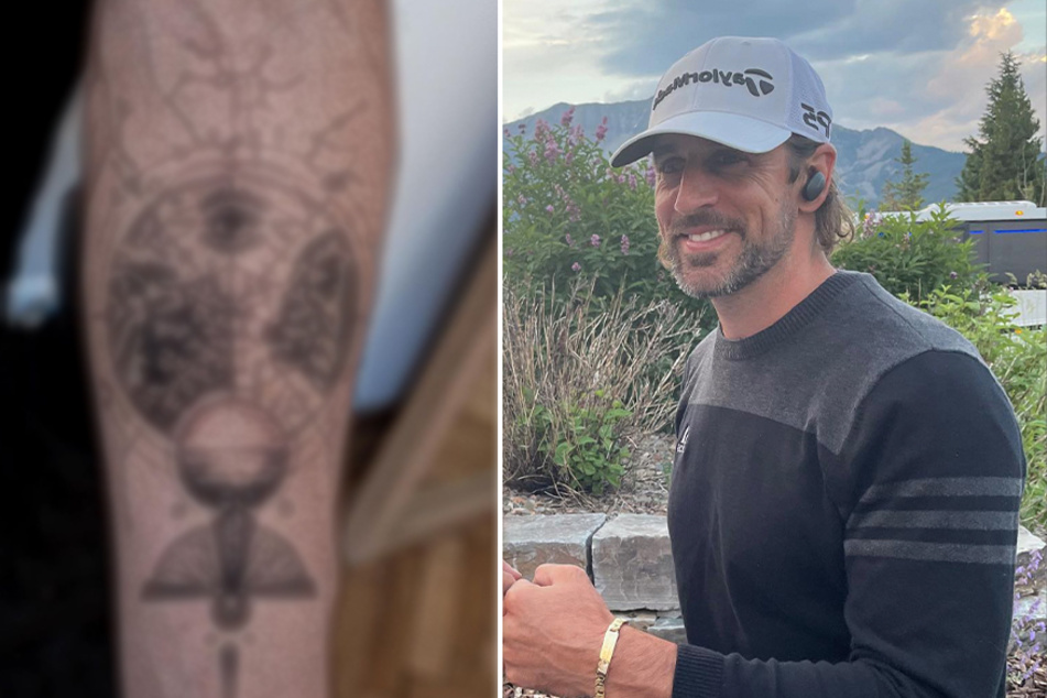 Aaron Rodgers jumps on the tattoo train in astrological style
