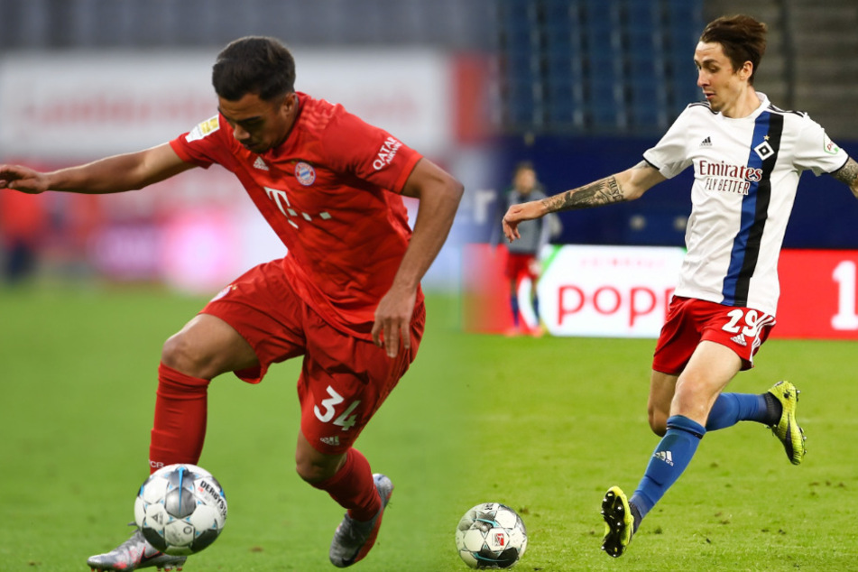 Oliver Batista-Meier (19, l.) möchte nach seiner Leihe in Heerenveen noch so manchen Auftritt im Dress des FC Bayern feiern. Adrian Fein entschied sich nach seinem HSV-Abenteuer für eine weitere Leihe.