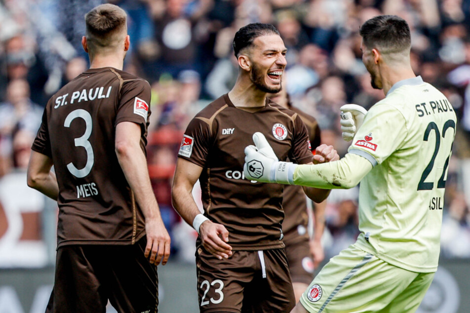 Der FC St. Pauli hatte in der Rückrunde allen Grund zur Freude.