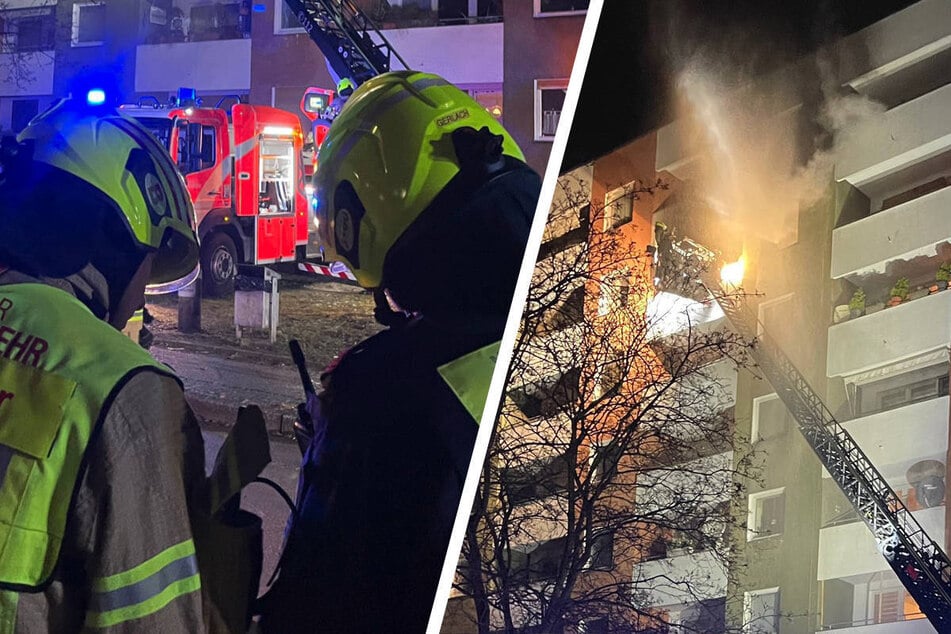 Berlin: Hochhausbrand in Berlin-Spandau: Bewohner stirbt in den Flammen