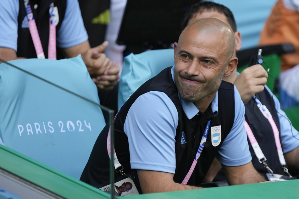 Argentiniens Coach Javier Mascherano (40) war so gar nicht mit den Schiedsrichter-Entscheidungen einverstanden.