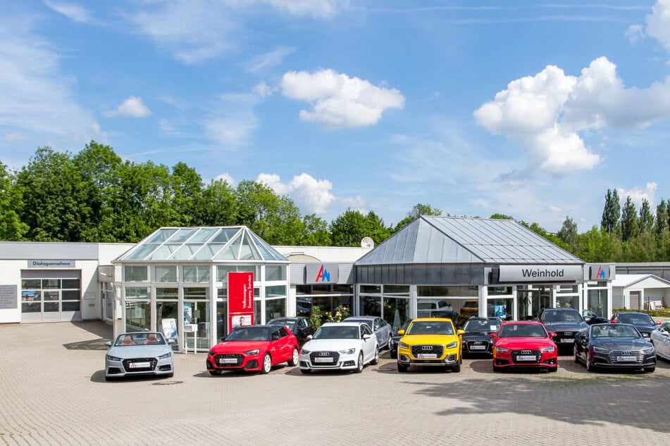 Freut Euch auf ein buntes Programm, leckere Snacks und attraktive Deals zum Jubiläum im Autohaus Weinhold.