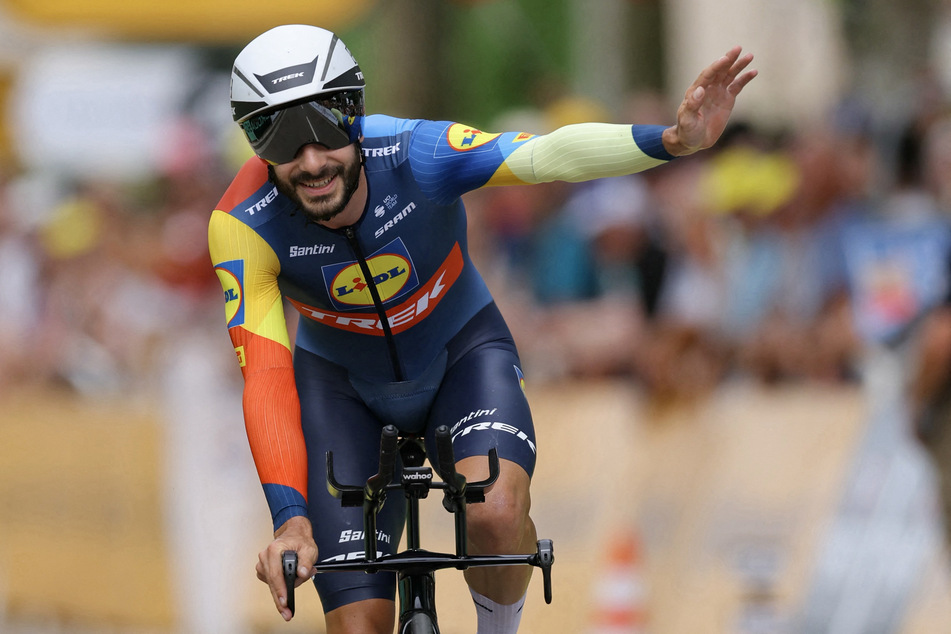 Julien Bernard (32) beendete die 7. Etappe der Tour de France 2024 auf dem 61. Platz.