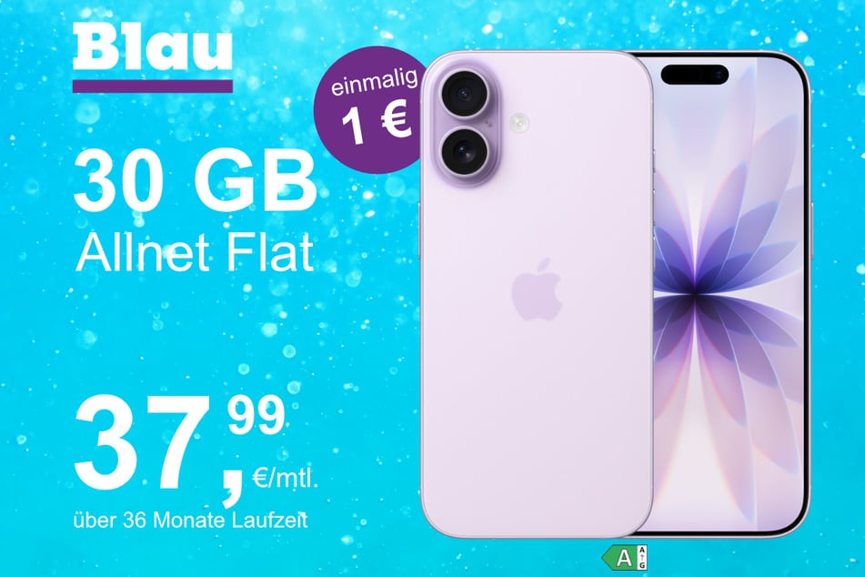 Das neue iPhone 17 im o2 Mobile L für einmalig 1 Euro.