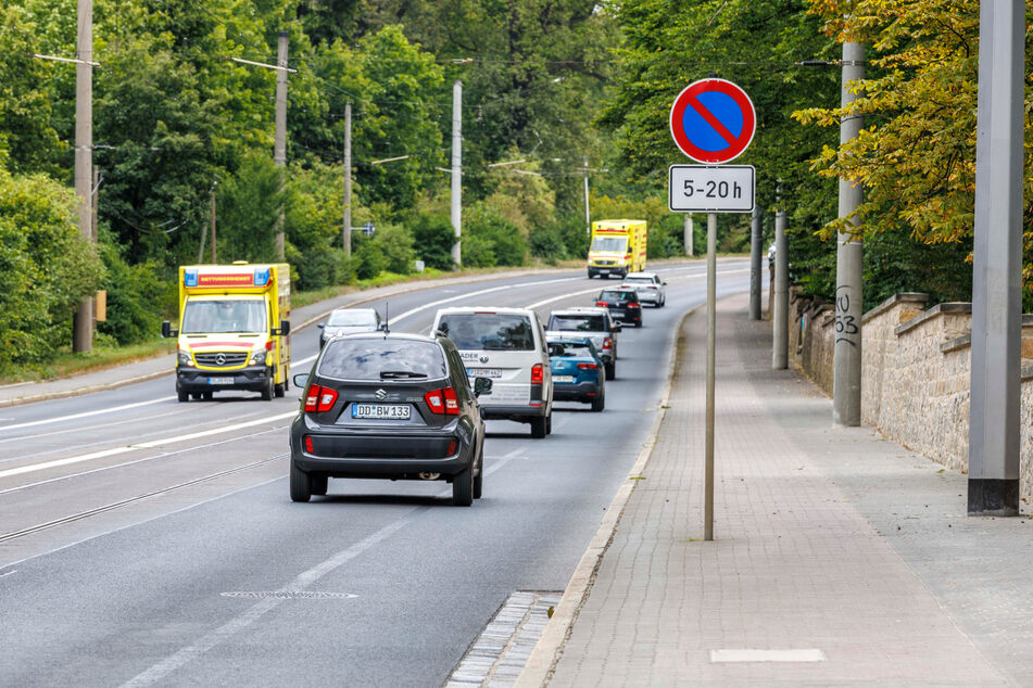 Auf der Bautzner Straße gilt eingeschränktes Halteverbot.