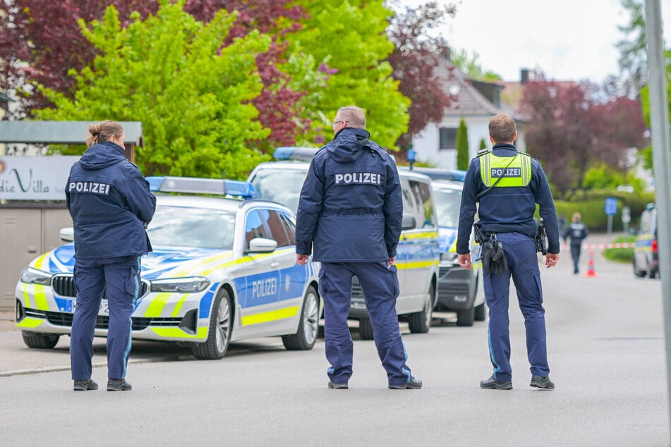 Die Polizei sperrte die Hauptstraße in Bad Wörishofen ab.