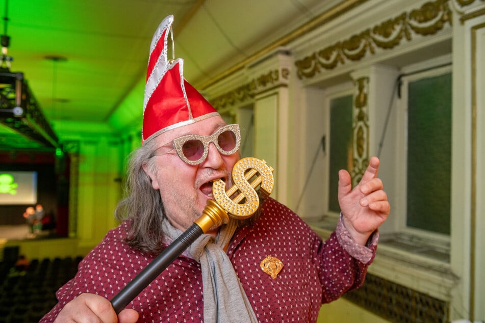 Klaus Weichelt (64) wirkte beim Bühnengaudi im Röschenhof mit.