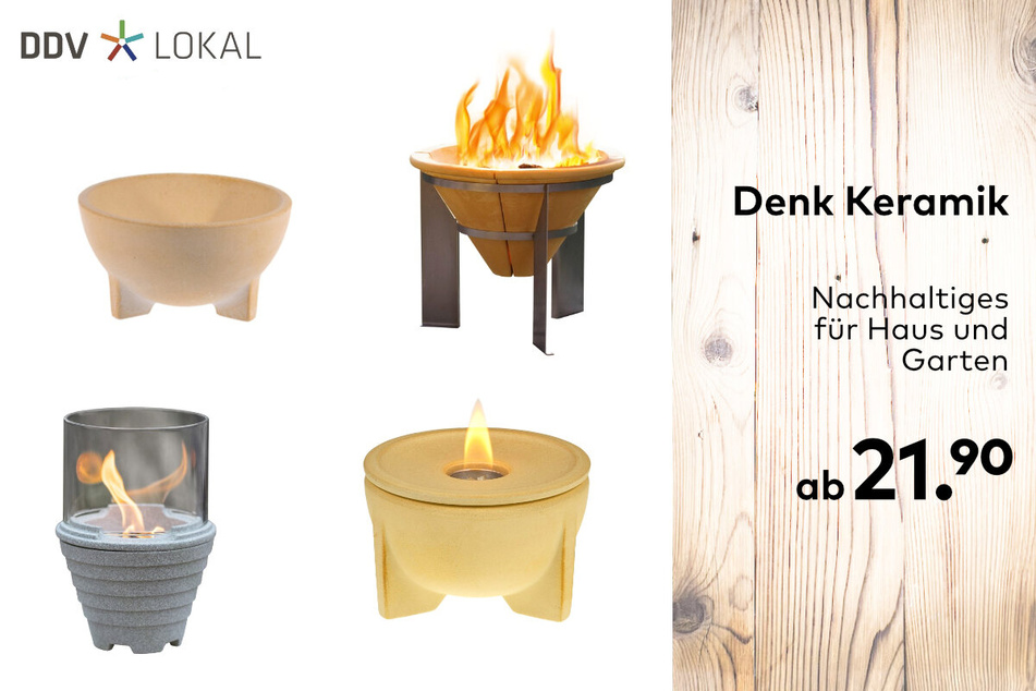 Denk Keramik Deko-Elemente ab nur 21,90 Euro.