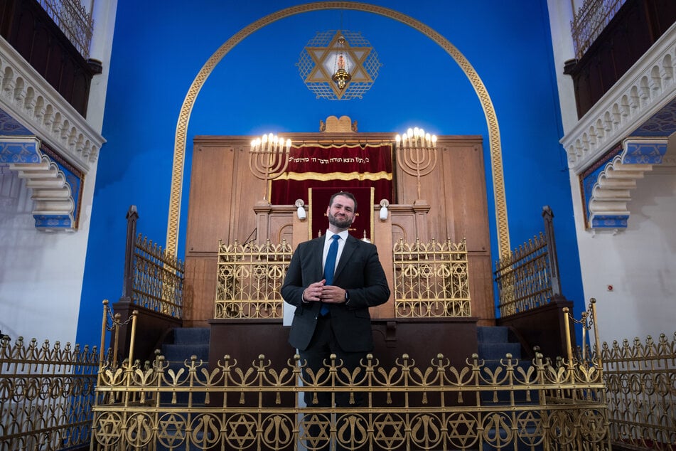 Auch Sachsens Landesrabbiner Zsolt Balla (46) wird bei einigen Events dabei sein.