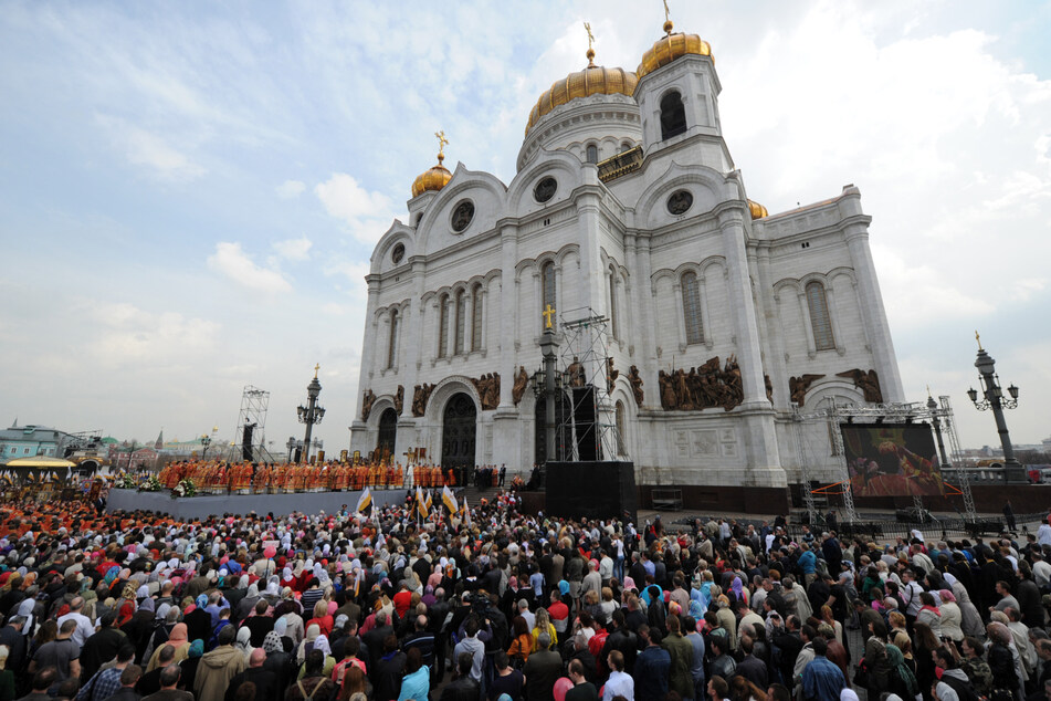 "Vatikan der Russich-Orthodoxen Kirche" - Die Christ-Erlöser-Kathedrale in Moskau.