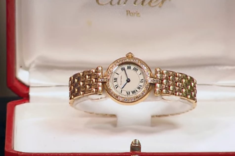 Die edle Cartier-Uhr stand bei "Bares für Rares" zum Verkauf.