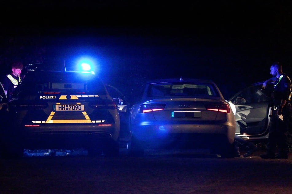 Die Polizei konnte einen Audi nach einer Verfolgungsjagd in Hamburg stoppen.